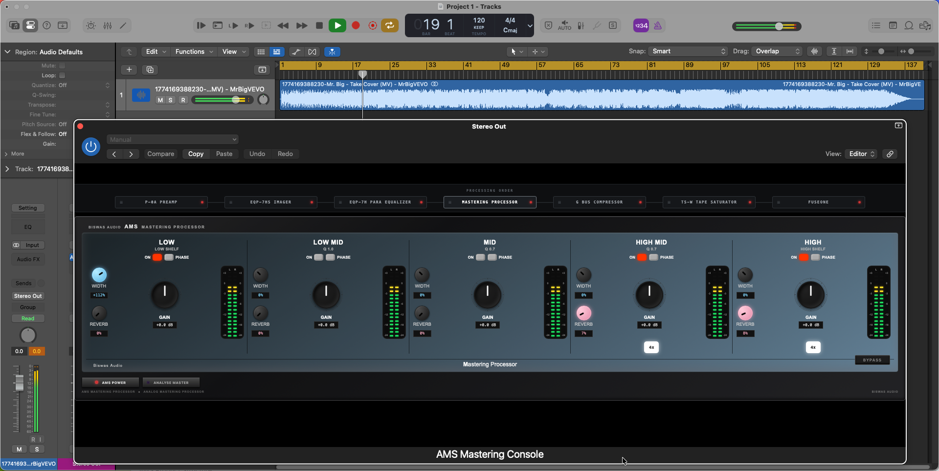 AMS Mastering Processor