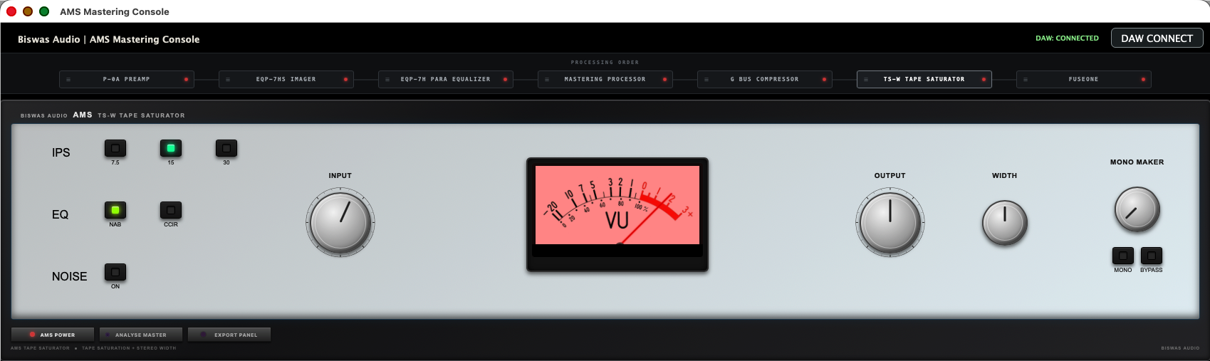 TS-W Tape Saturator